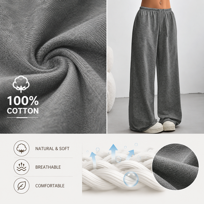 👍🔥Limited-Time Promotion-Oversized, loose-fitting casual sports pants