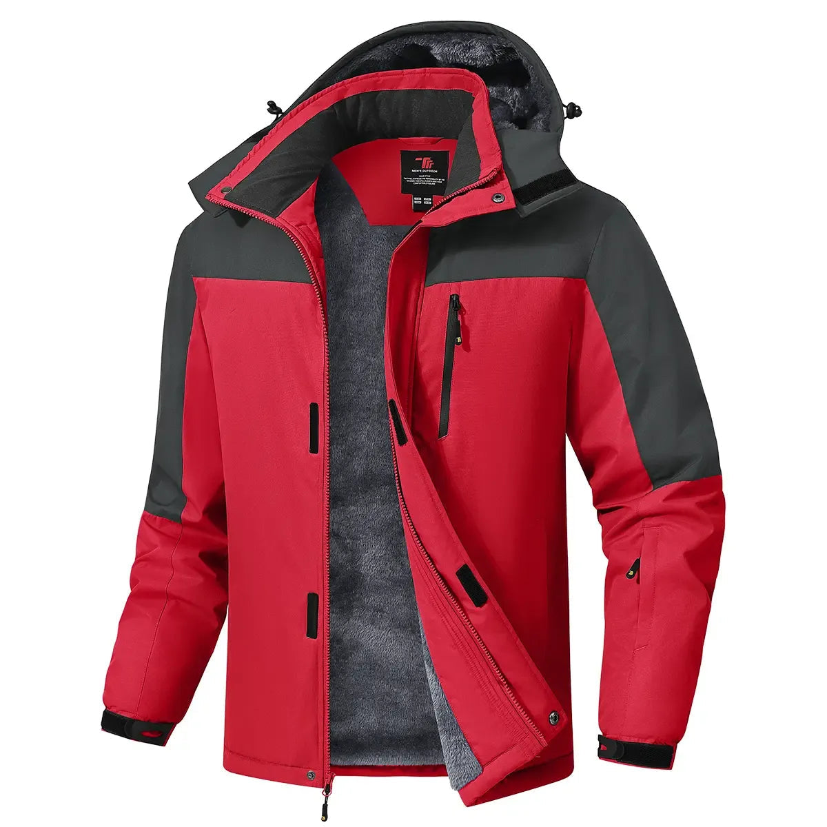 Men’s Winter Ski Snow Jacket Waterproof Windproof Fleece Lined