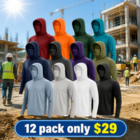 12-PACK ONLY $29(Burgundy + Orange + Forest Green + Teal + Navy Blue + Charcoal Gray + Purple + Olive Green + Light Blue + Light Gray + White + Black)