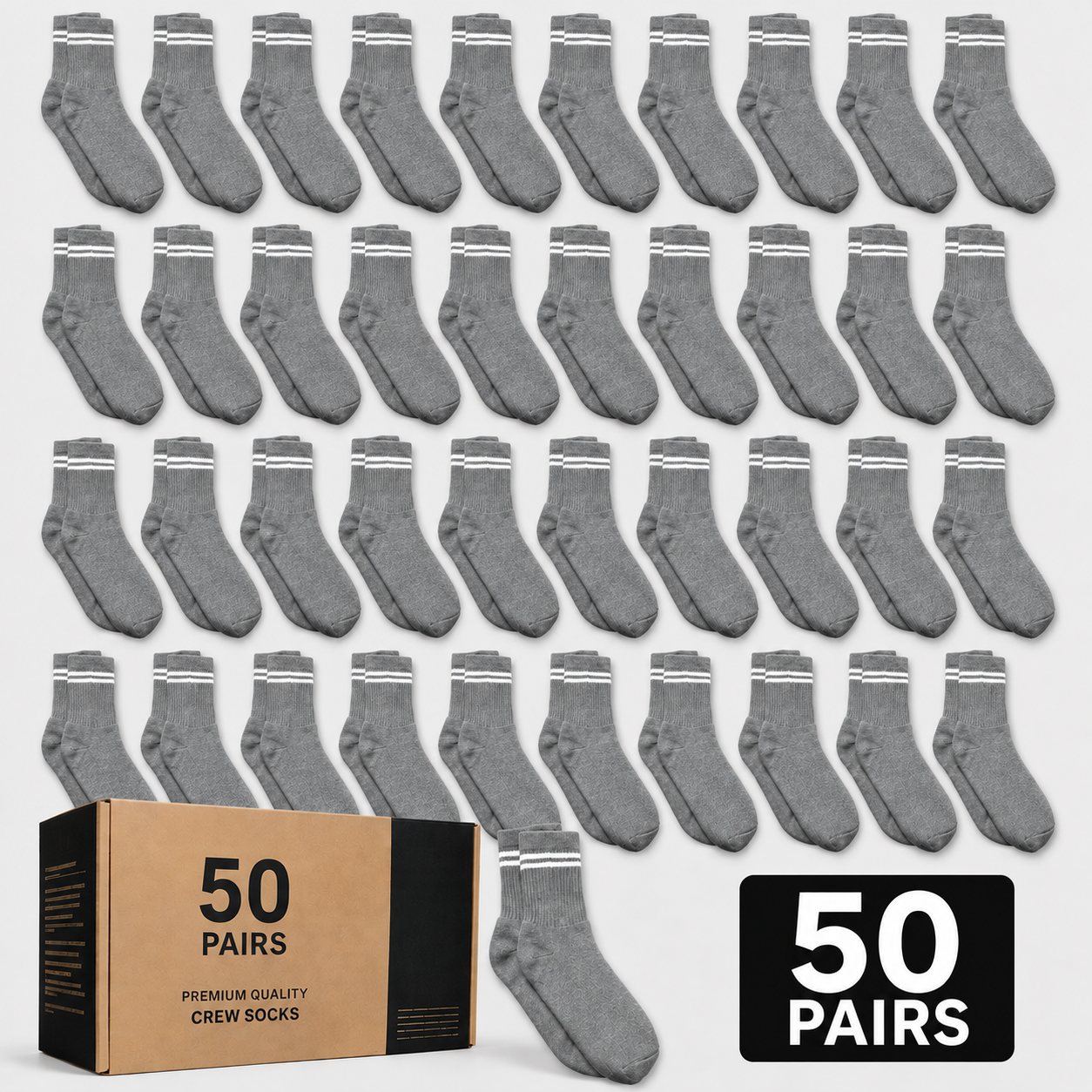 Unisex mid-calf socks