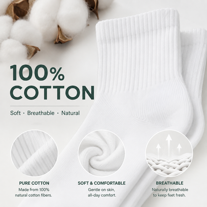 Unisex mid-calf socks