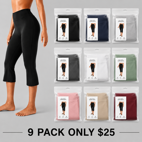 👍🔥Limited-Time Promotion-Capri Flare Leggings Yoga Pants