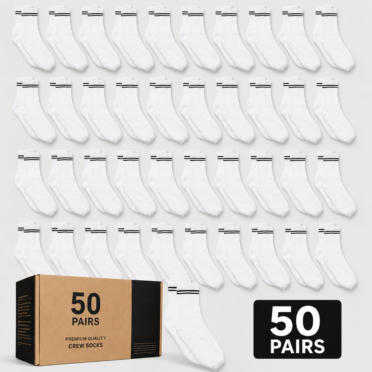 Unisex mid-calf socks