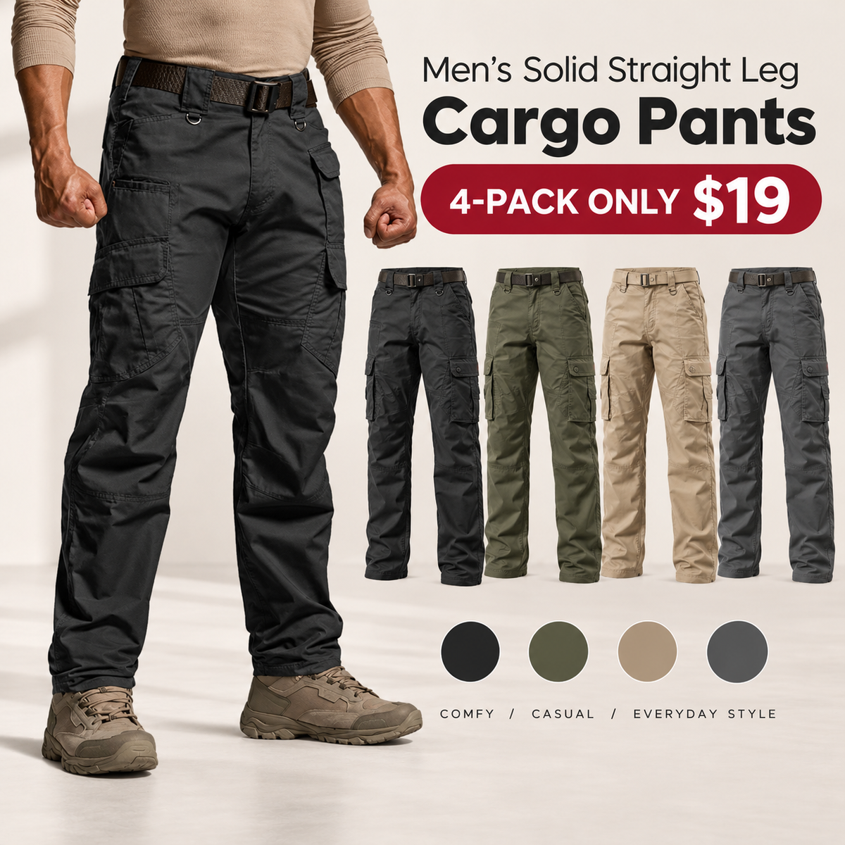 Cargo Pants,Tactical Pants,EDC Work Pants for Hiking