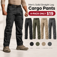 4-PACK ONLY $19 Includes: Black + Army Green + Khaki + Dark Gray