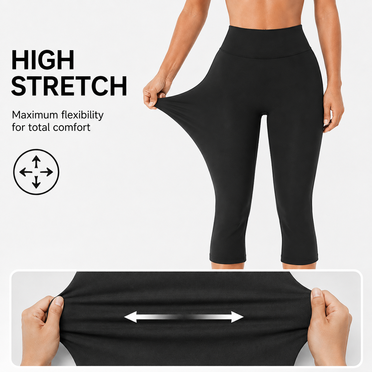 👍🔥Limited-Time Promotion-Capri Flare Leggings Yoga Pants