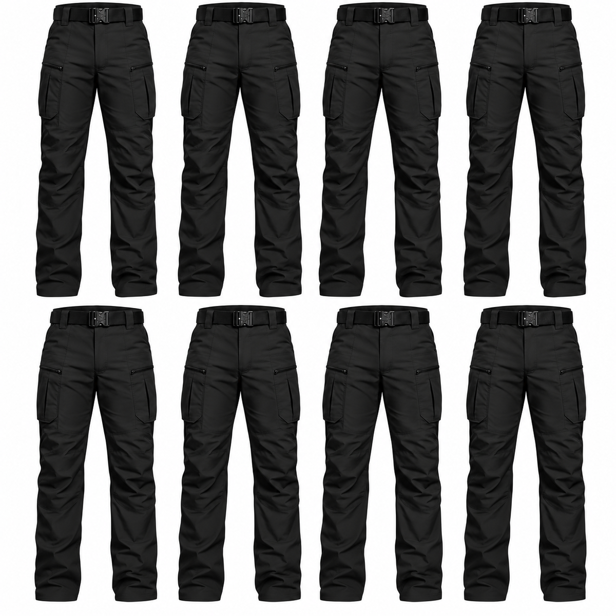 Ripstop Water Resistant Cargo Tactical Pants Lightweight Breathable EDC Outdoor Hiking Work Pants 8 Pockets