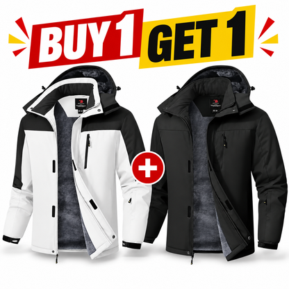 Men’s Winter Ski Snow Jacket Waterproof Windproof Fleece Lined