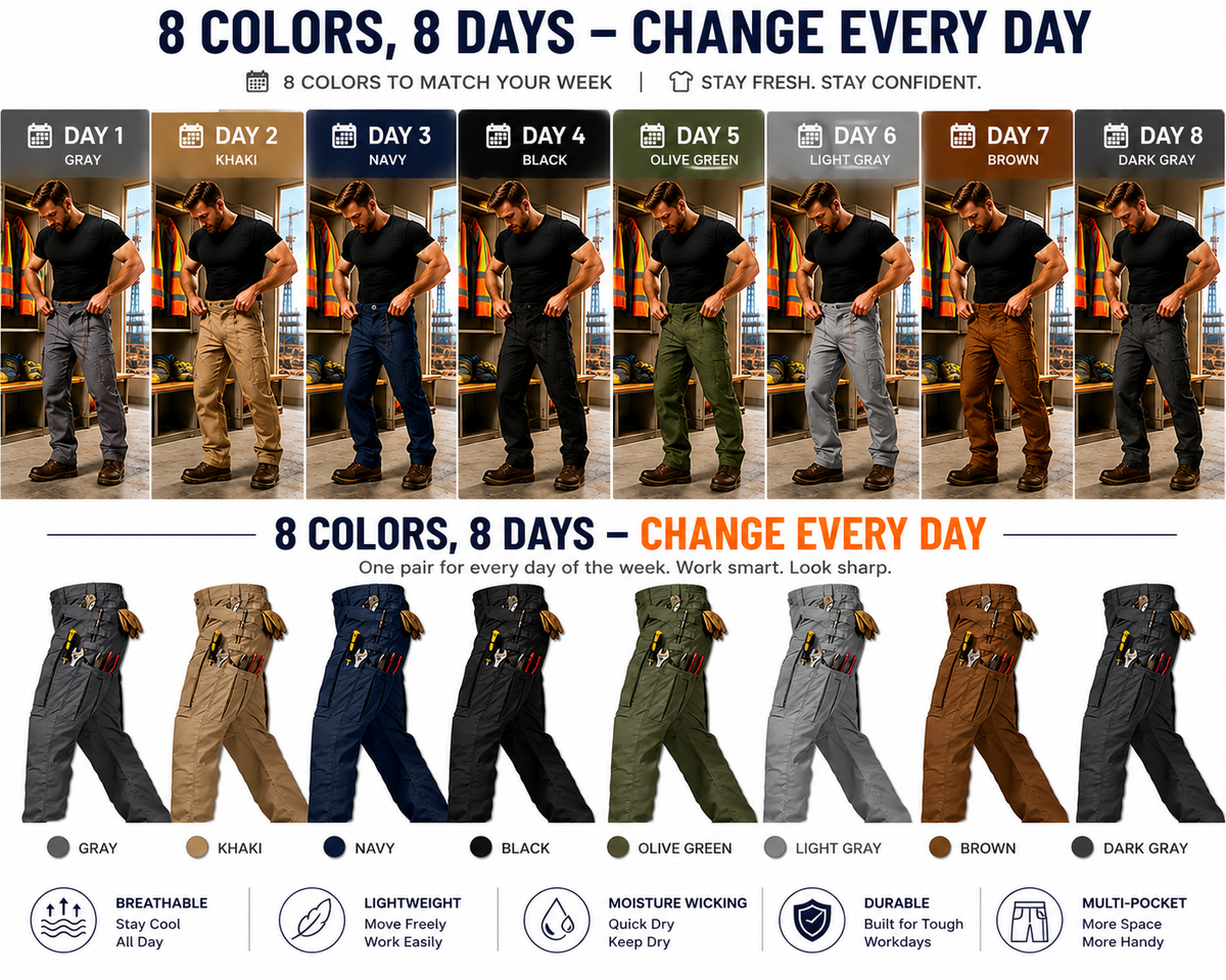 Cargo Pants,Tactical Pants for Men Stretch,Durable Ripstop EDC Work Pants for Hiking